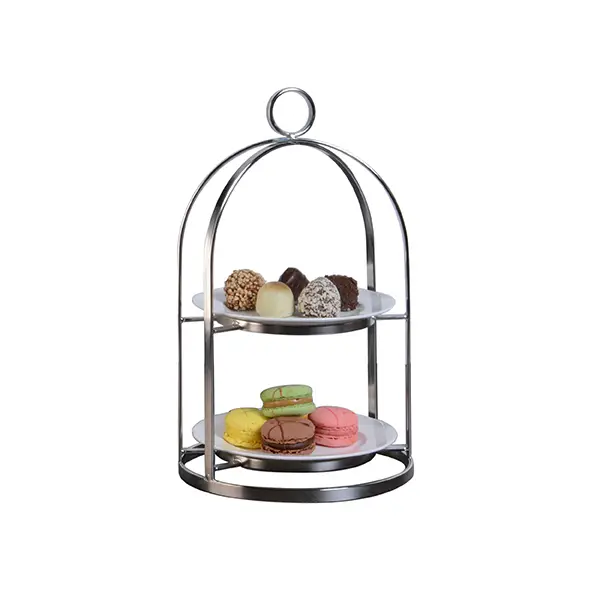 Athena Platter Stand-18/10, 176(D) X 294(H)Mm, Suits 165Mm Plate