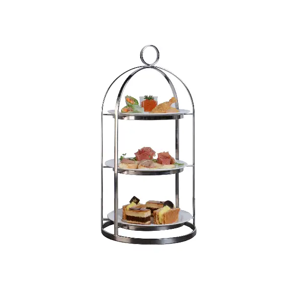 Athena Platter Stand-18/10, 230(D) X 460(H)Mm, Suits, 200Mm Plate