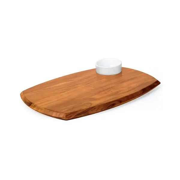 Athena Service Board-W/Sauce Dish | 362X255Mm 