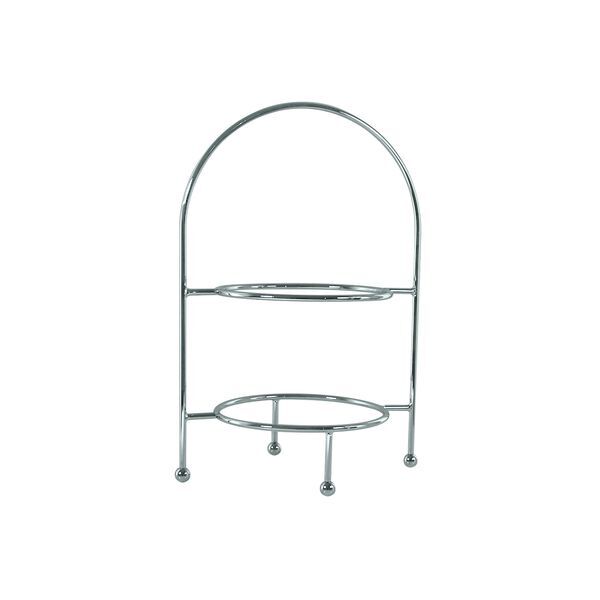 Display Stand-Round | 2 Tier | 470mm H