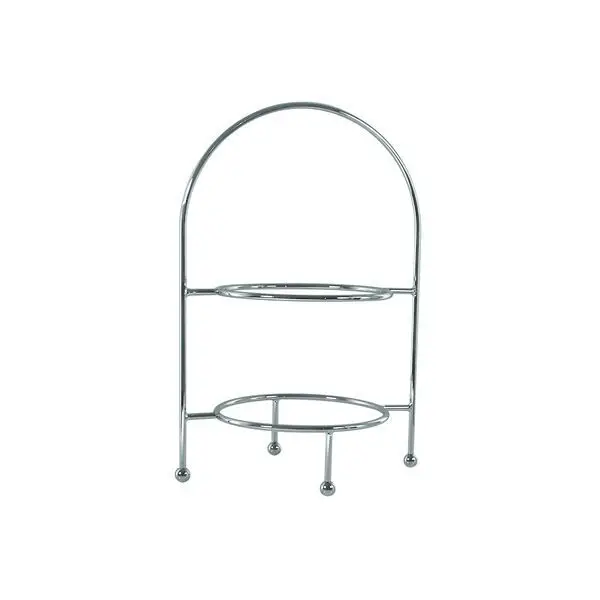 Trenton Display Stand-Round | 2 Tier | 470Mm H