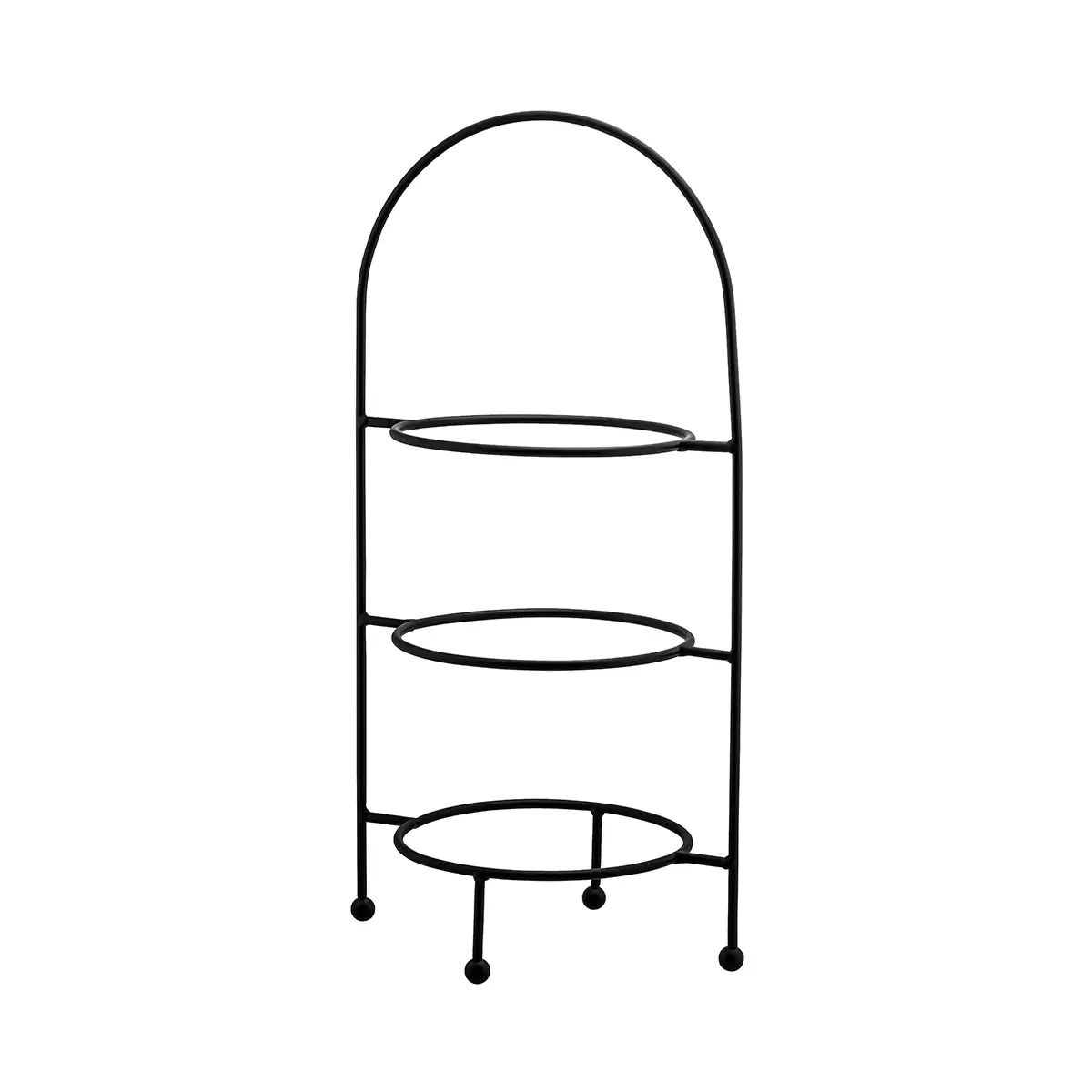 Trenton Display Stand-Round | 3 Tier | 620Mm H