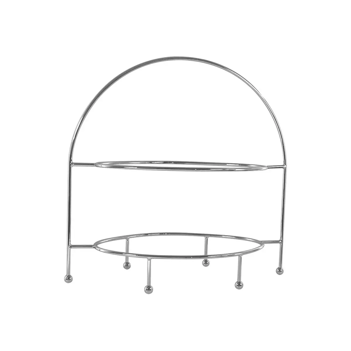 Trenton Display Stand-Oval | 2 Tier | 520Mm H