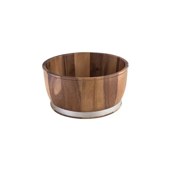 Moda Round Bowl W S/S Band | 310Mm Ø | 155Mm H