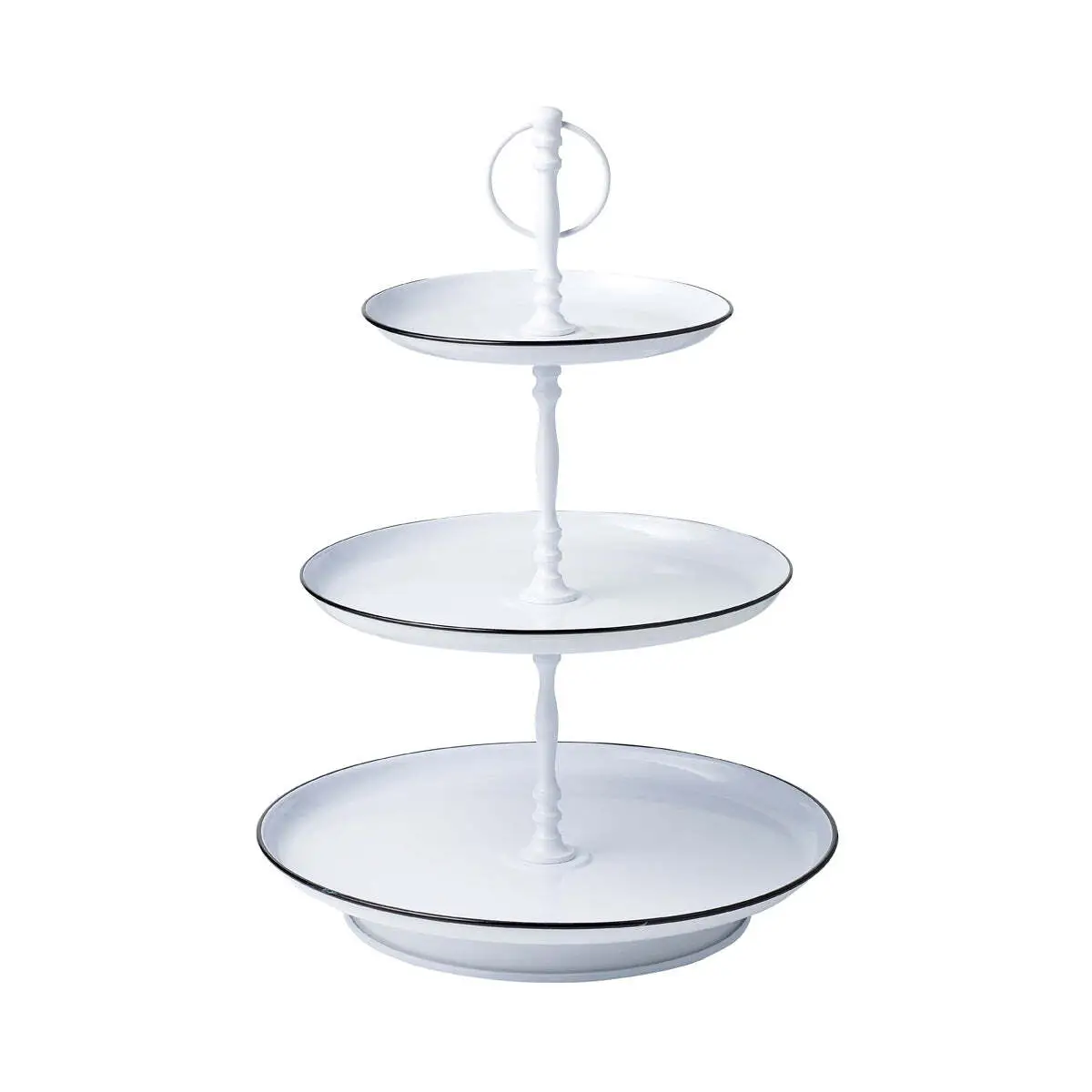 Chef Inox Coney Is White Tea Stand 3-Tier x470mm