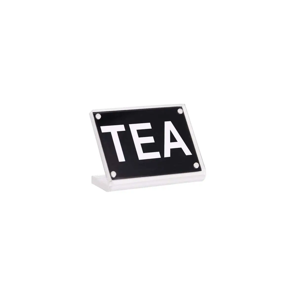 Buffet Sign- Acrylic W/S/S Magnet Plate "Tea"