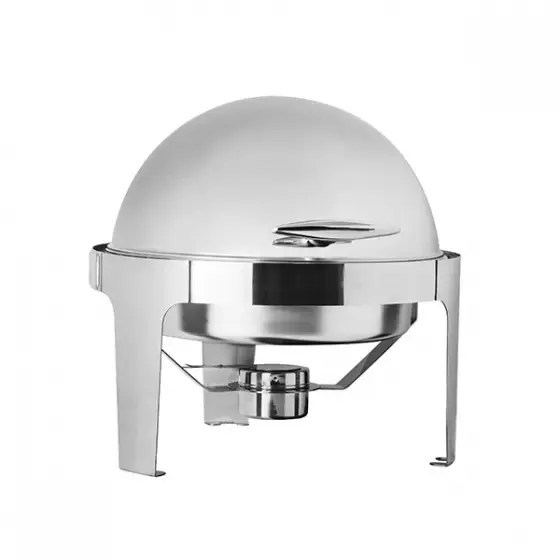 Trenton Roll Top Chafer-18/10 | Round | 475Mm
