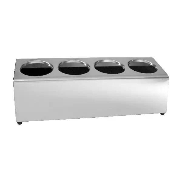 Trenton Cutlery Holder-S/S | 490X175X180Mm | 4-In-A-Row