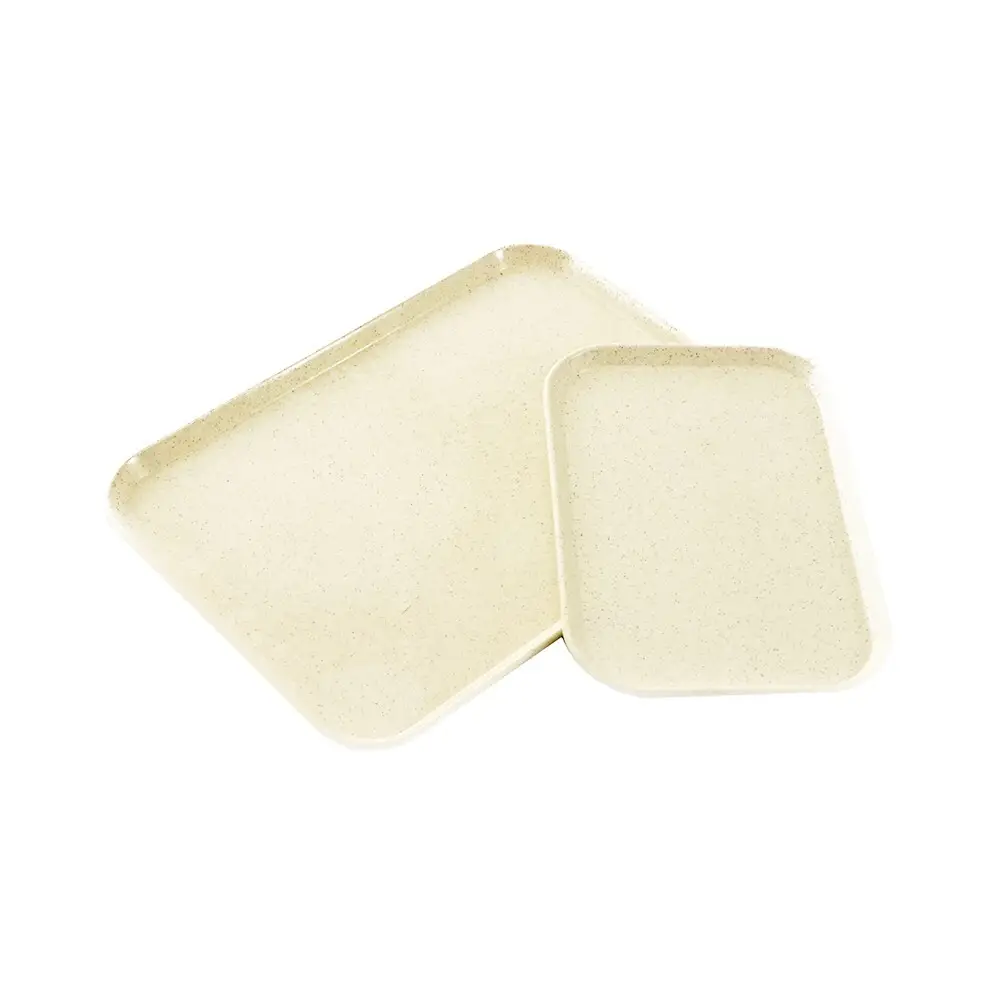 KH Healthcare Tray 560 X 405mm White Speckled Fibreglass 
