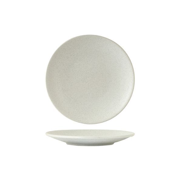 Zuma Round Coupe Plate-180mm Ø Frost
