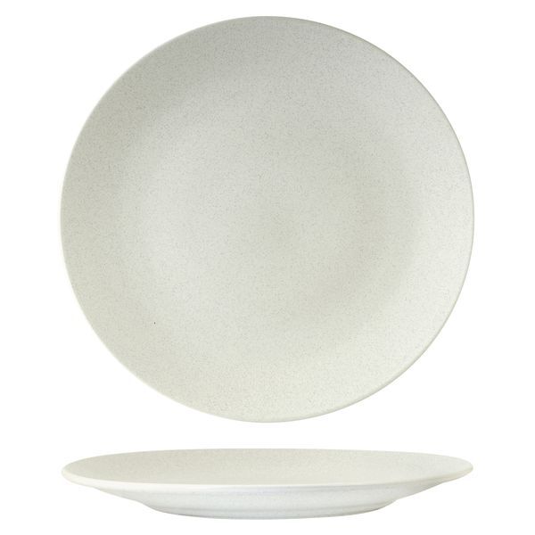 Zuma Round Coupe Plate-310mm Ø Frost