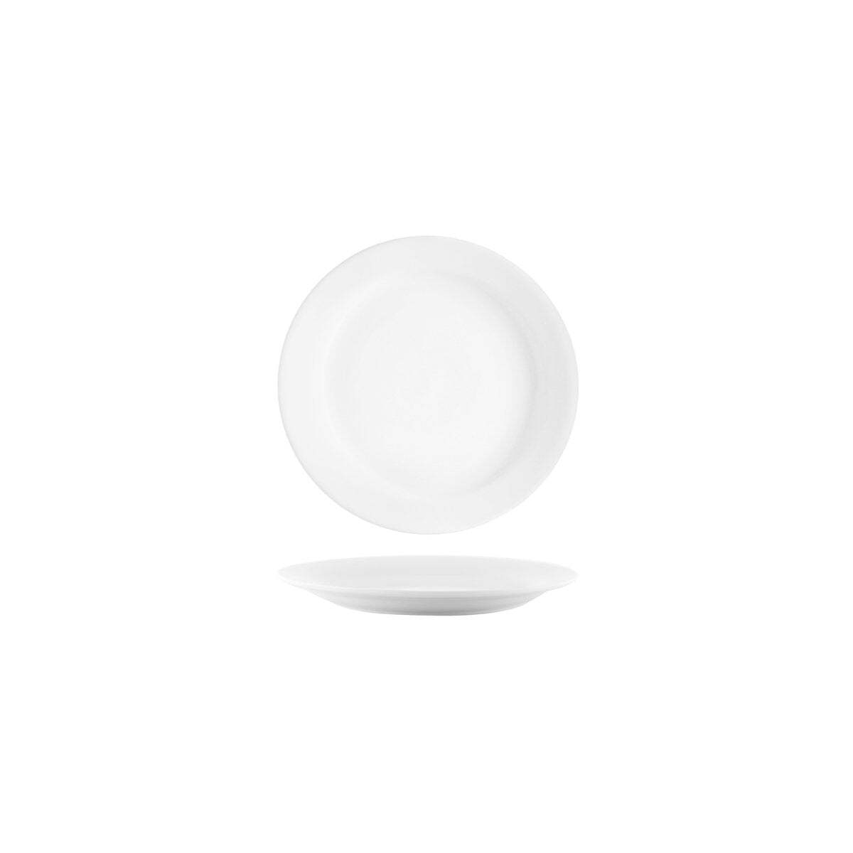 Vitroceram Round Plate-160mm Narrow Rim White