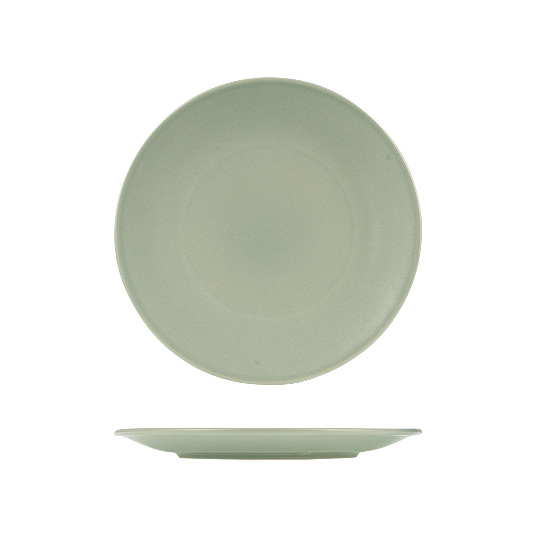 Zuma Pearl Coupe Plate-285mm Ø Pistachio