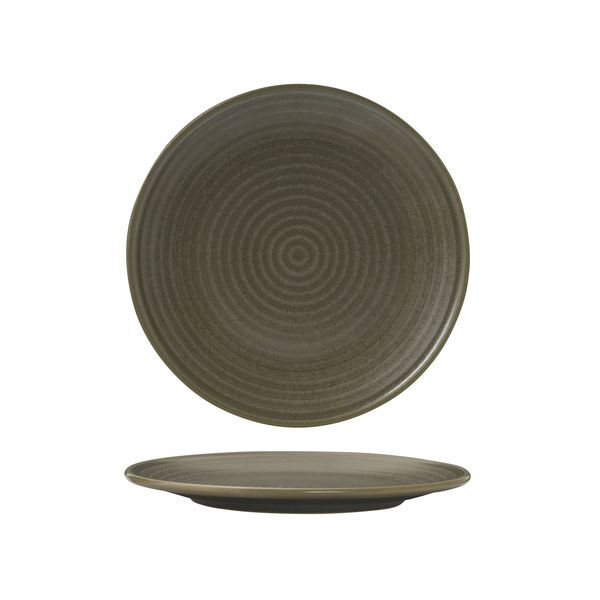 Zuma Round Coupe Ribbed Plate-210mm Ø Cargo