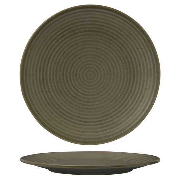Zuma Round Coupe Ribbed Plate-310mm Ø Cargo