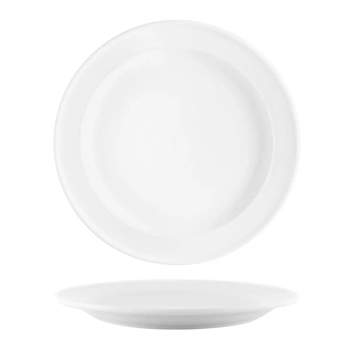 Tablekraft Vitroceram Round Plate Rolled Edge 250mm