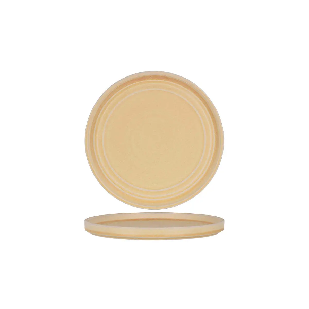 Tablekraft Urban Loft Round Plate 185x16mm Sandstone