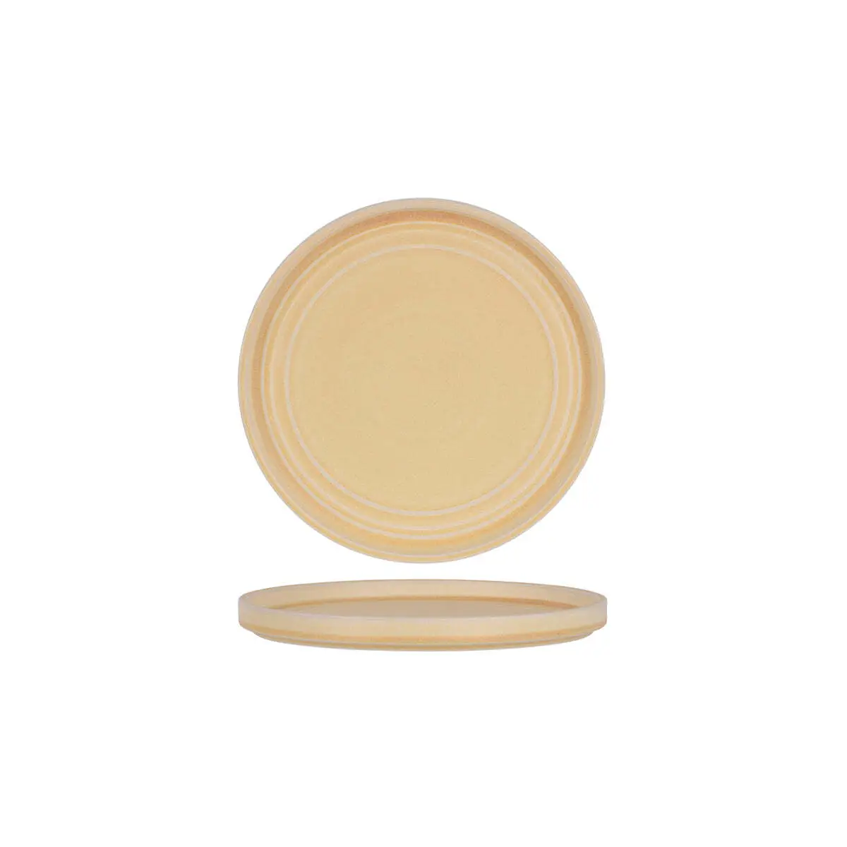 Tablekraft Urban Loft Round Plate 225x22mm Sandstone