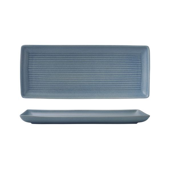 Zuma Rect Share Platter-335X140mm Denim