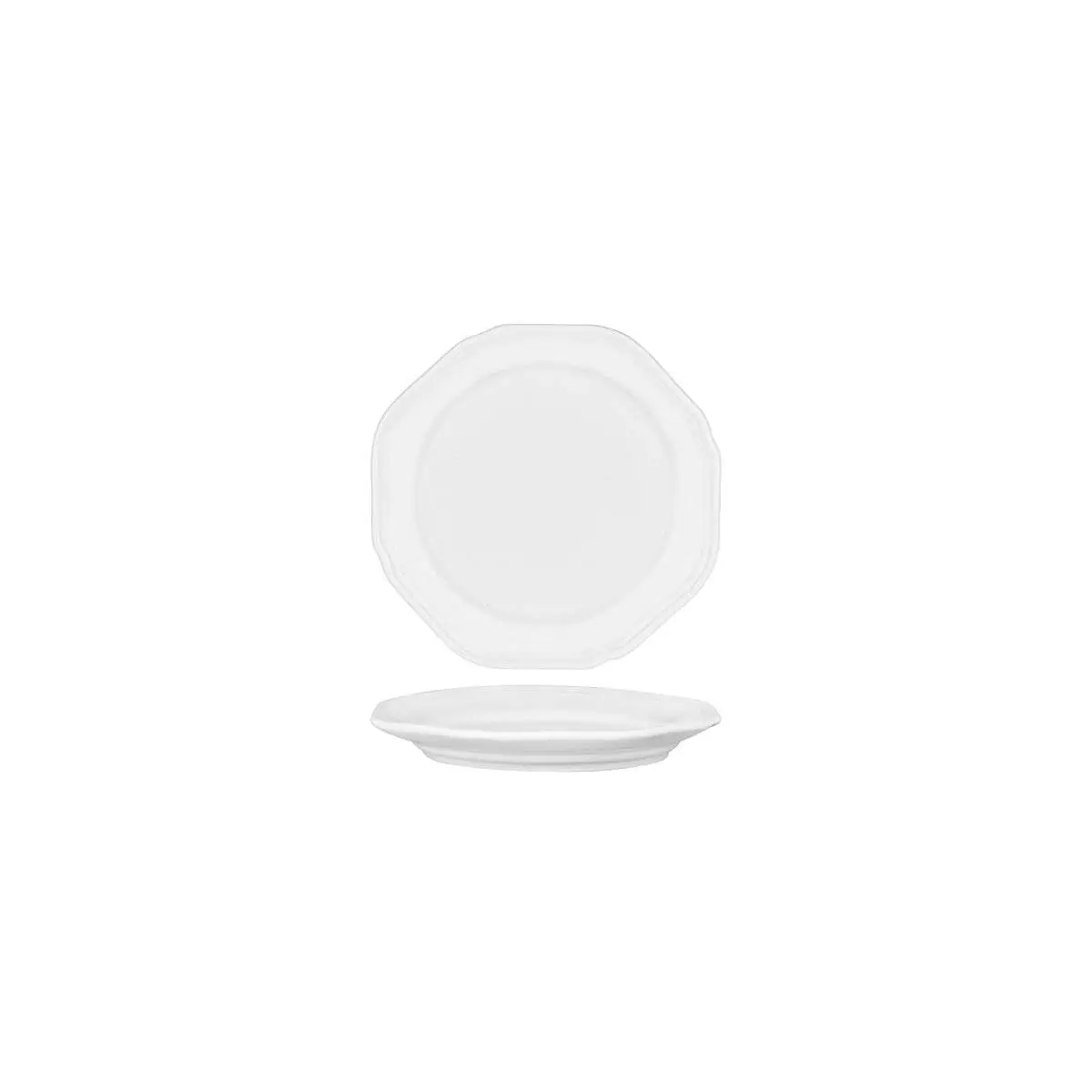 Tablekraft Provincial Vintage Plate Rim 190x25Mm Cotton