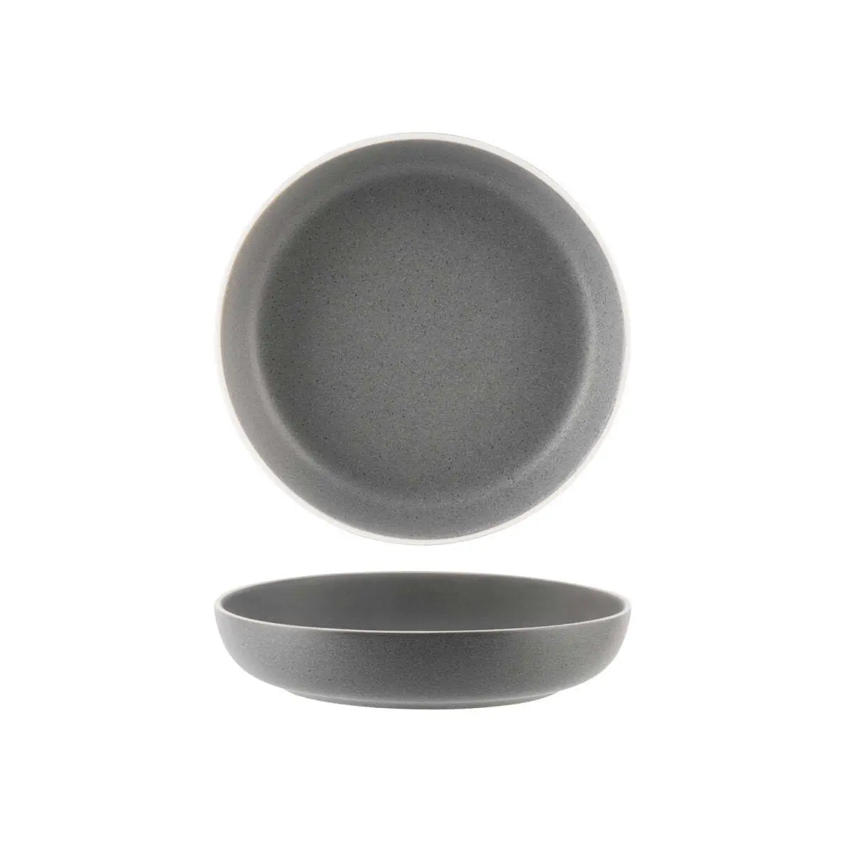 Tablekraft Urban Round Coupe Bowl 210x45mm Grey