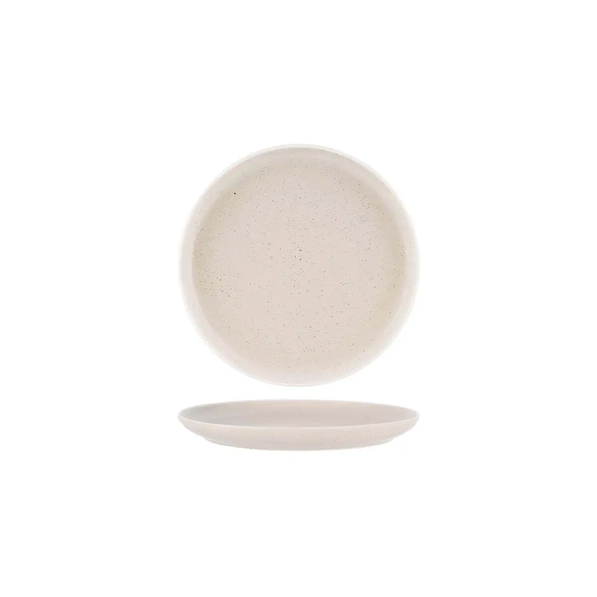 Tablekraft Urban Round Coupe Plate 200x24mm Sand