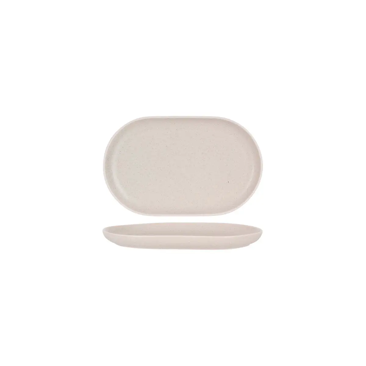 Tablekraft Urban Oval Plate 250x160mm Sand