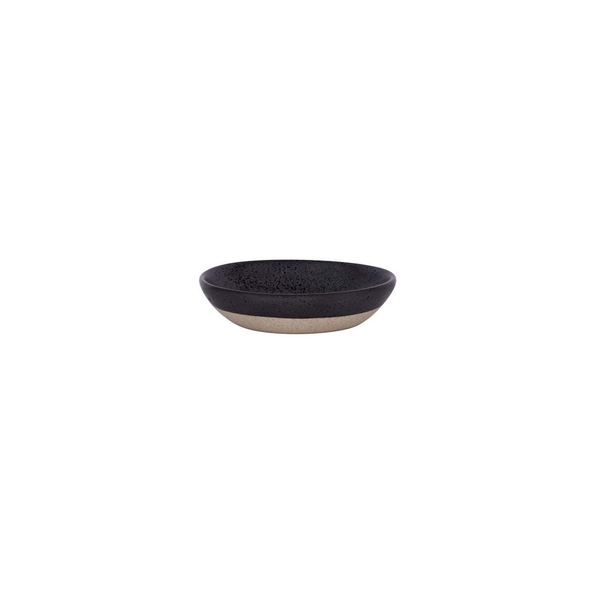 Tablekraft Soho Round Coupe Dish Speckle Black 103x95x25mm
