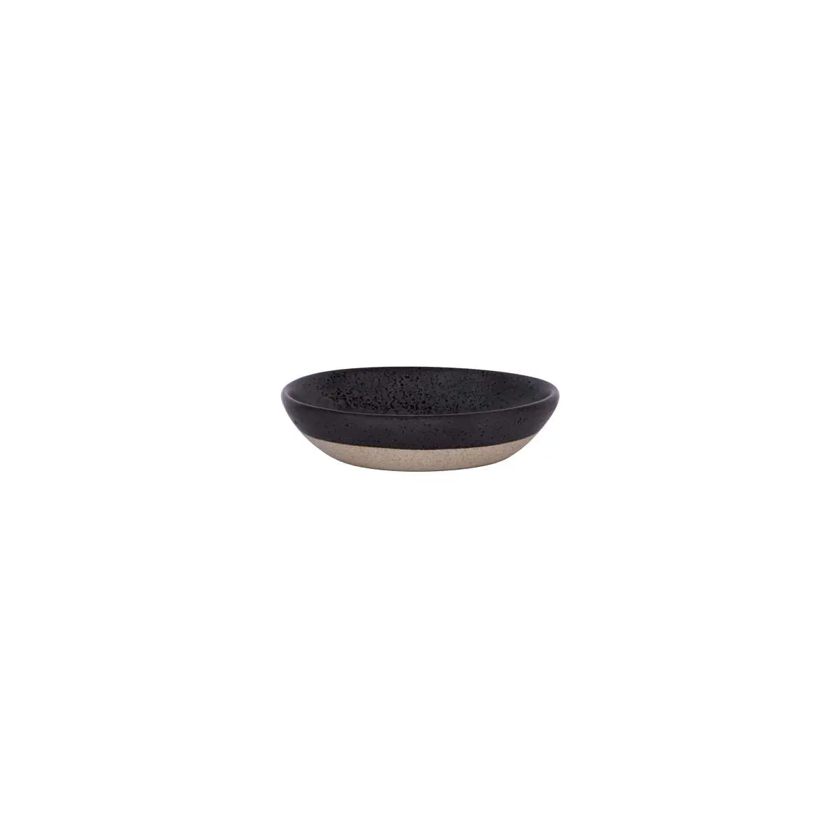 Tablekraft Soho Round Coupe Dish Speckle Black 103x95x25mm