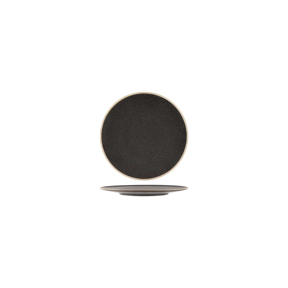 Tablekraft Soho Round Deep Bowl 200x55mm Speckle Black