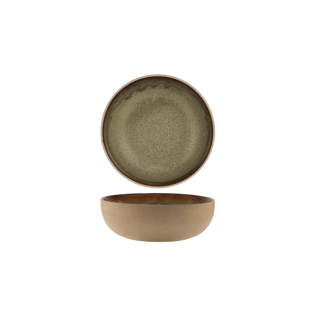 Tablekraft Soho Round Deep Bowl 170x55mm Burnt Sienna