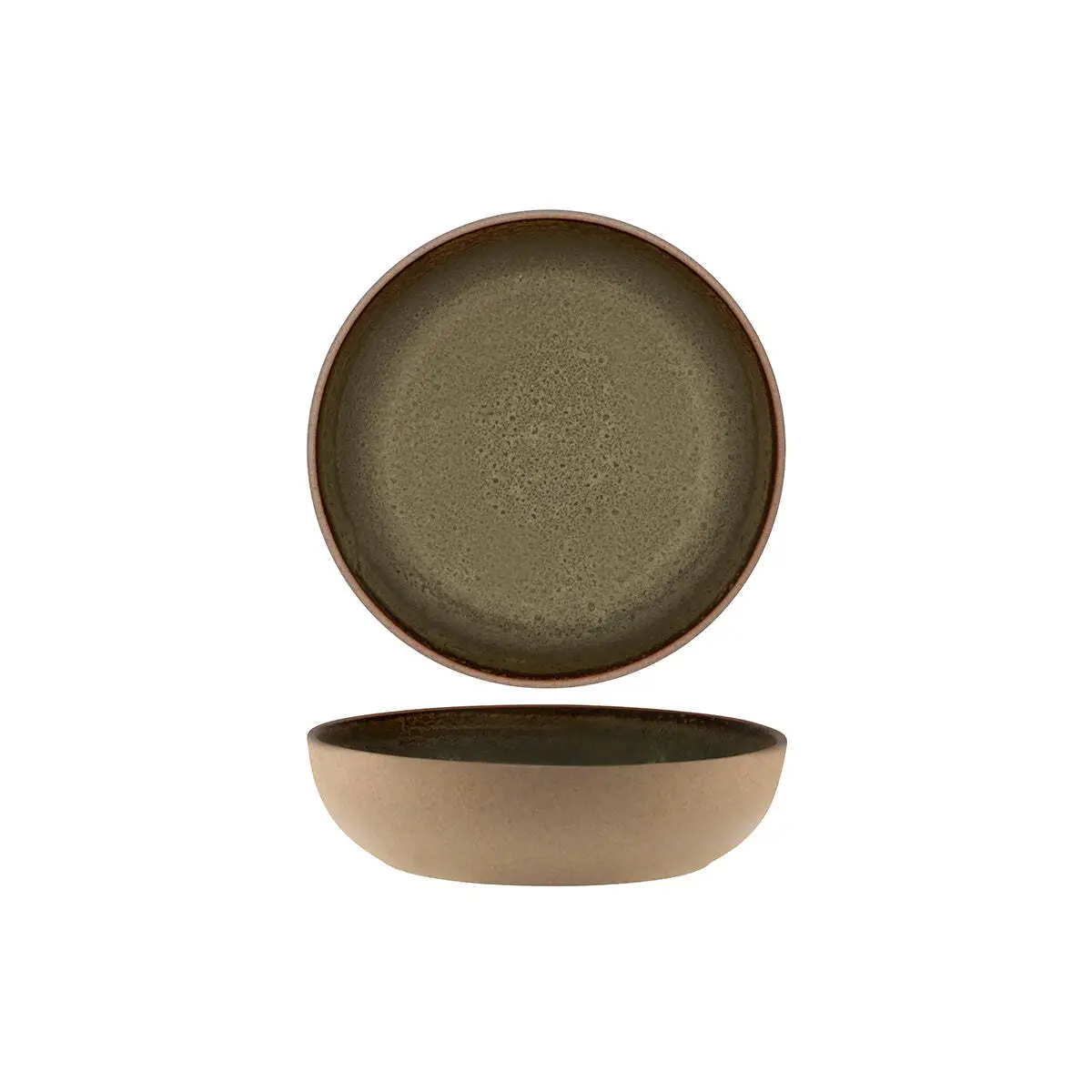Tablekraft Soho Round Deep Bowl 200x55mm Burnt Sienna