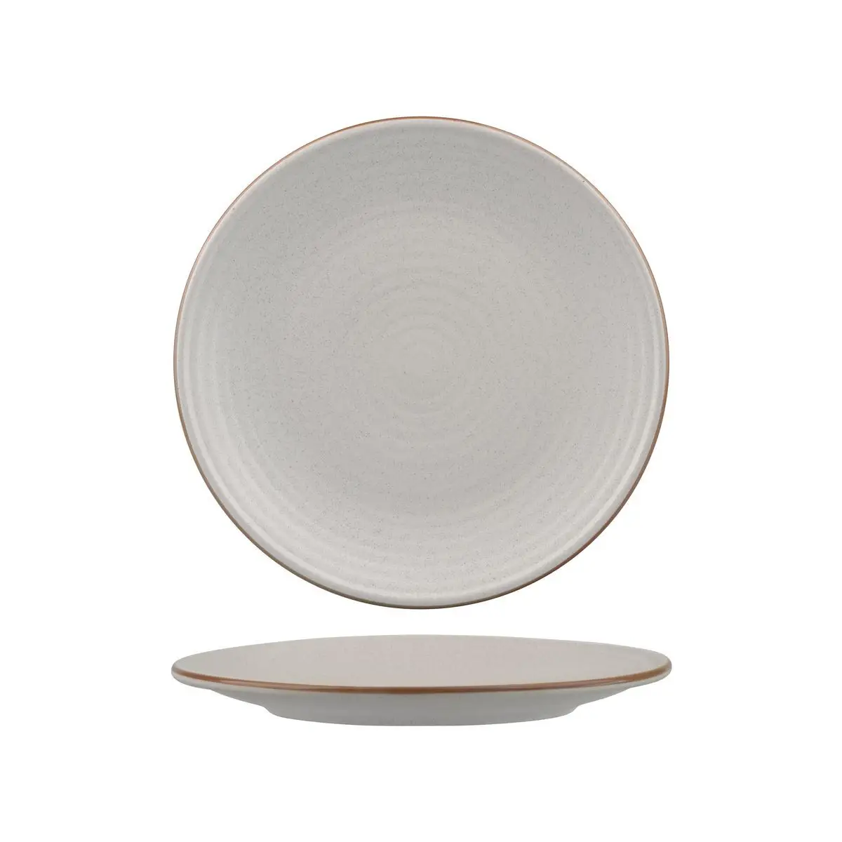 Zuma Round Coupe Ribbed Plate-210Mm Ø