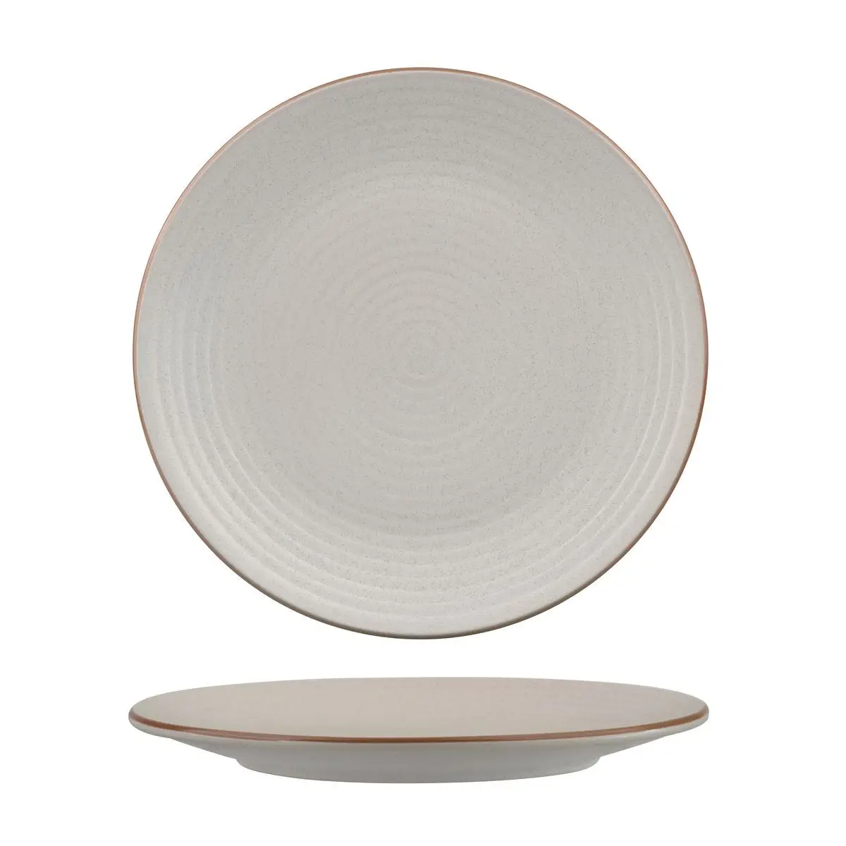 Zuma Round Coupe Ribbed Plate-265Mm Ø