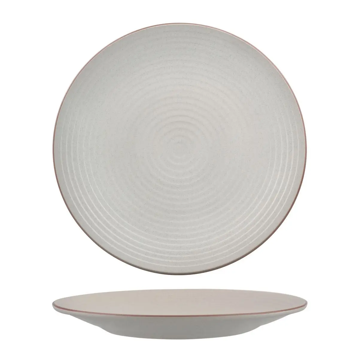 Zuma Round Coupe Ribbed Plate-310Mm Ø