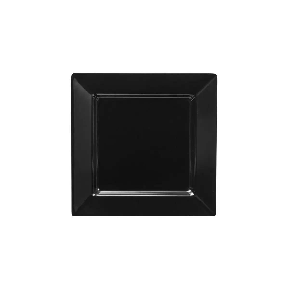 Ryner Melamine Square Platter-300x300mm Black