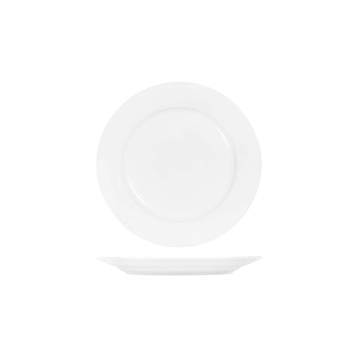 Tablekraft Core White Round Plate Rim Shape- 280mm