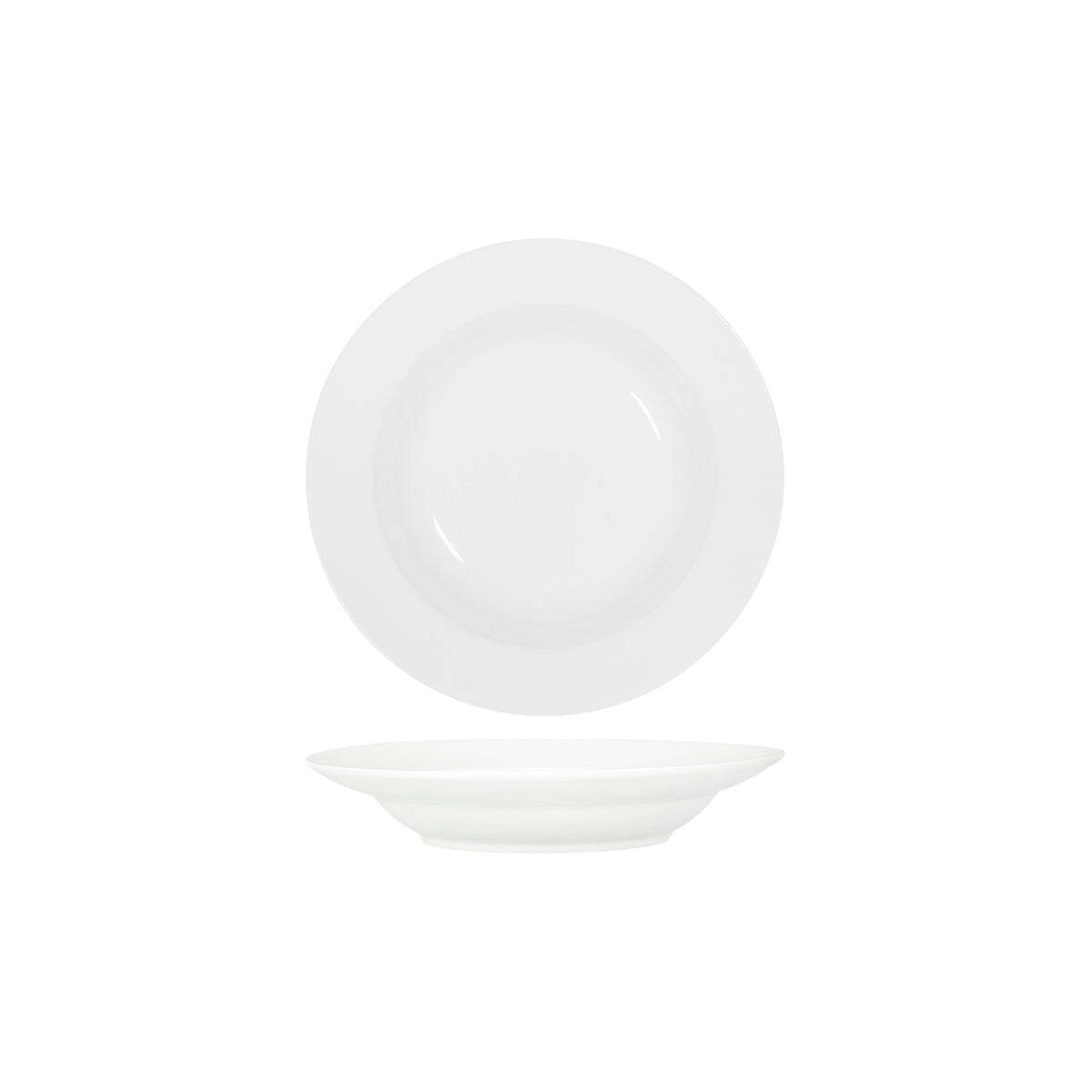 Tablekraft Core White Pasta/Soup Bowl Deep-250X45mmrim Shape