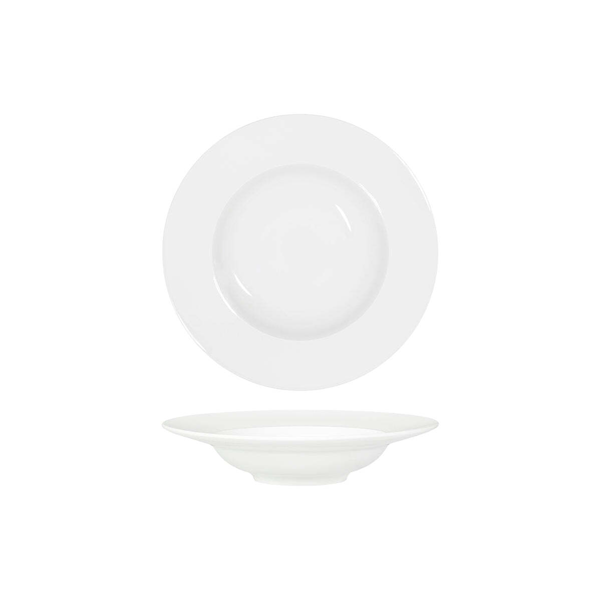Tablekraft Core White Pasta Plate Wide Rim 270X60mm