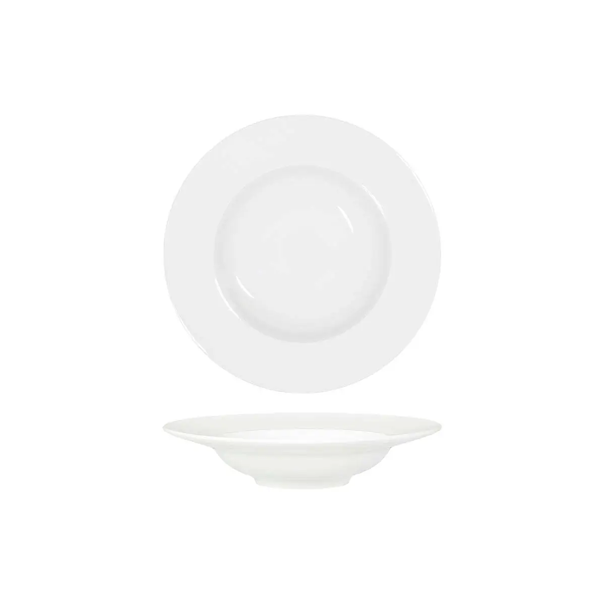 Tablekraft Core White Pasta Plate Wide Rim 270X60mm