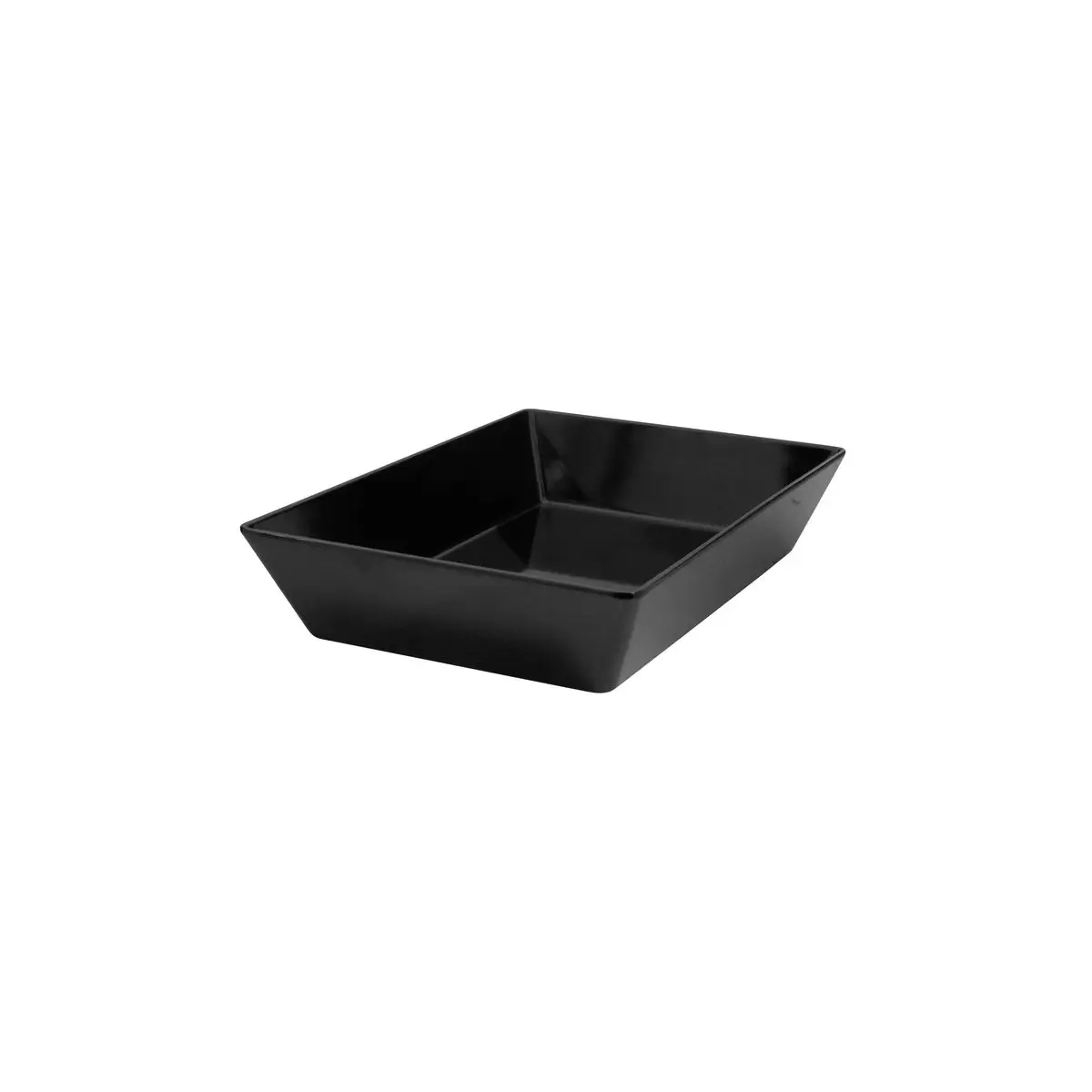 Ryner Melamine Rect. Deep Dish-350x250x70mm Black