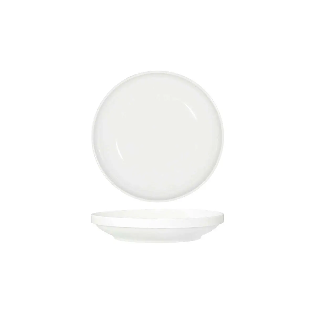 Tablekraft Core White Round Bowl Walled Lip 230X43mm