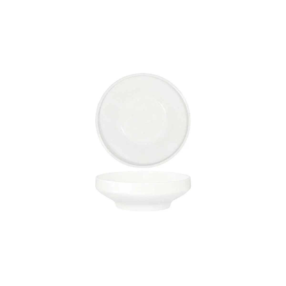Tablekraft Core White Round Bowl Footed 160X50mm