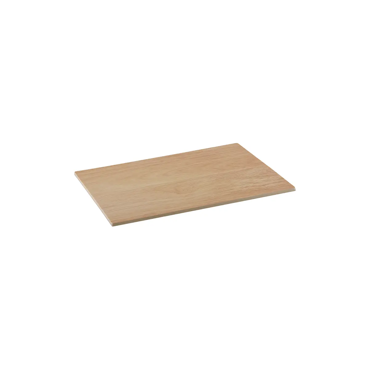Ryner Melamine Rect Flat Platter-325x265mm Oak White