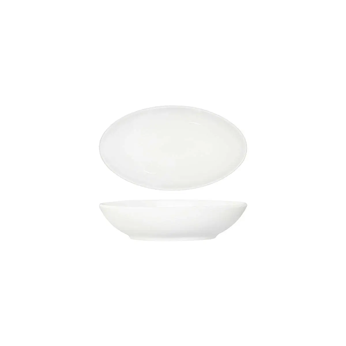 Tablekraft Core White Oval Salad Serving Bowl 230X135X55mm