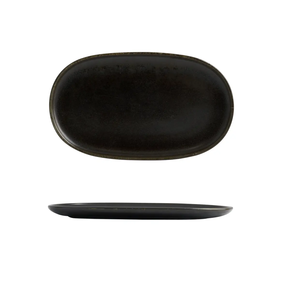 Moda Porcelain Oval Coupe Plate-305X 180Mm 