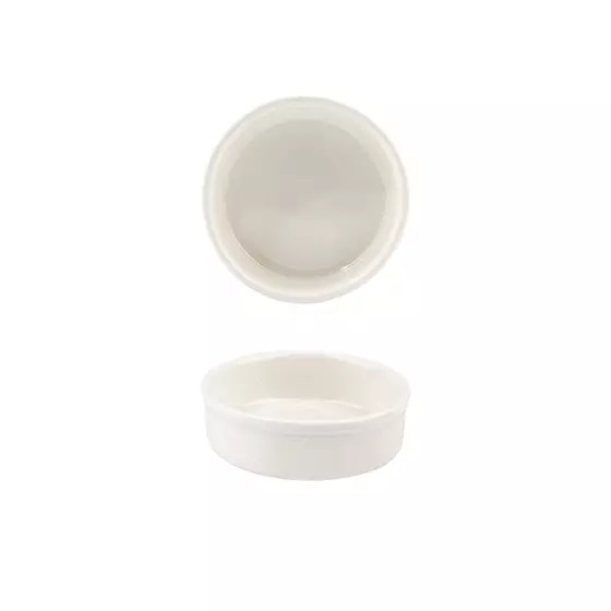 Moda Porcelain Snow Tapas Dish - 100mm Ø 