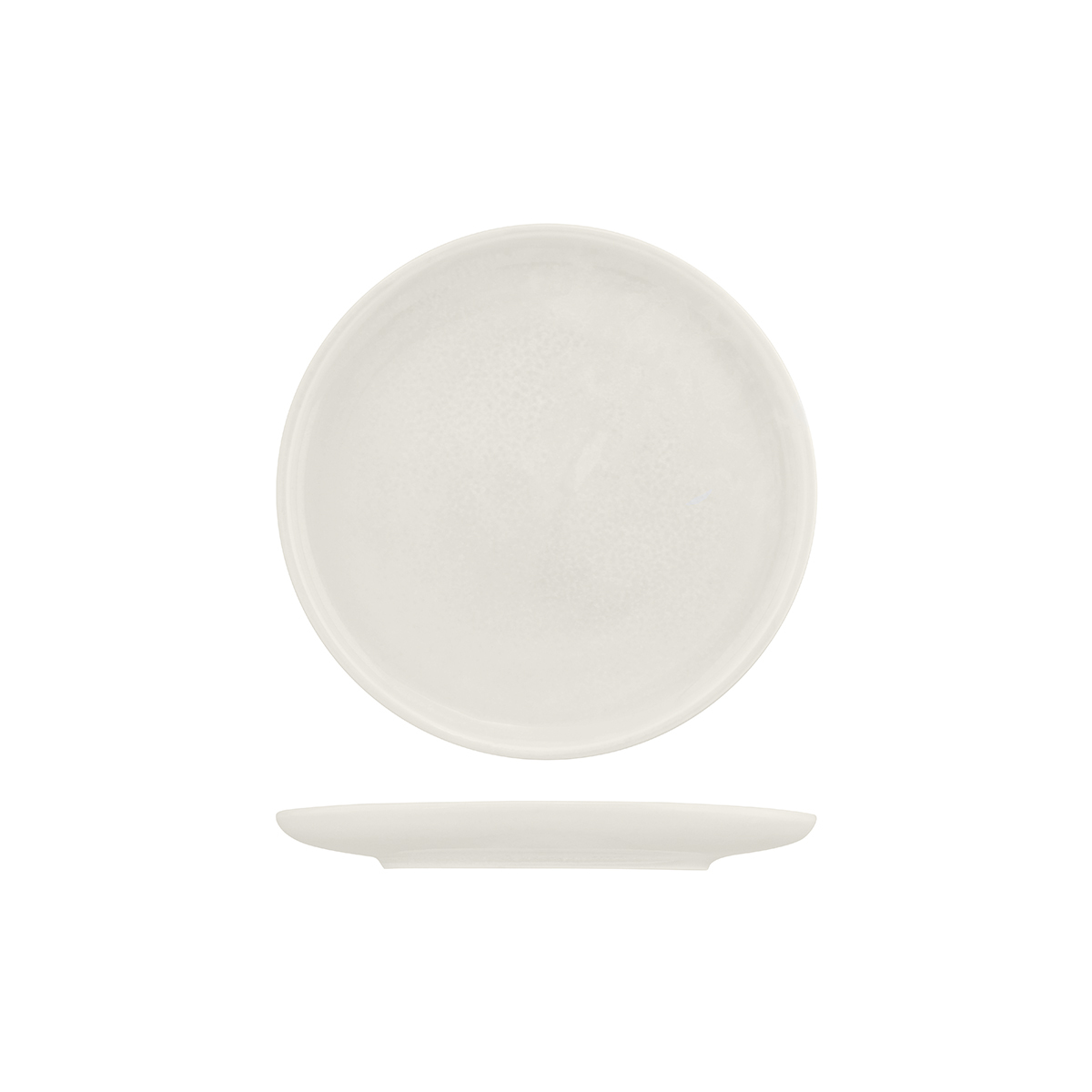 Moda Porcelain Snow Round Plate - 200mm Ø 