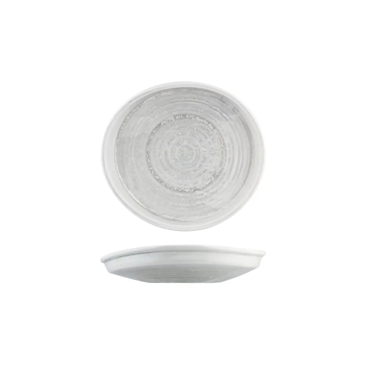 Moda Porcelain Organic Bowl/Plate - 228X205Mm 