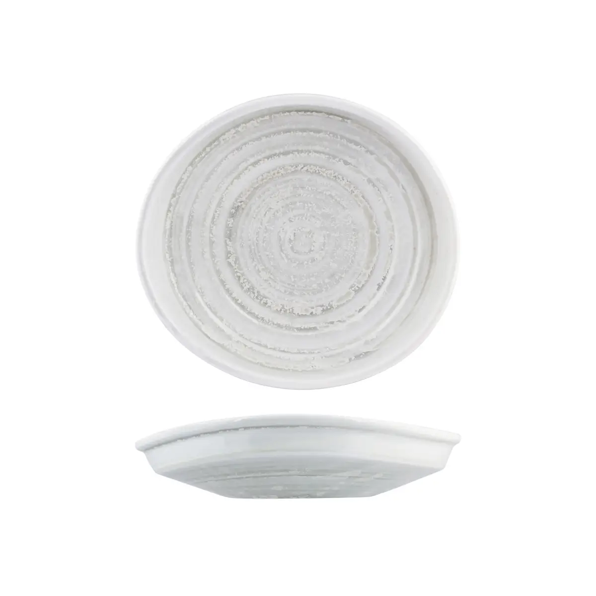 Moda Porcelain Organic Bowl/Plate - 250X235Mm 